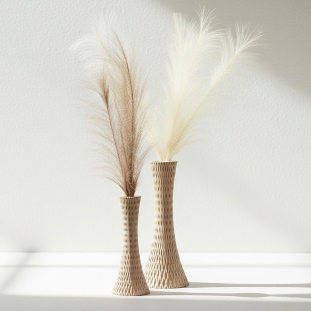 CHEX Pleated Vase Set