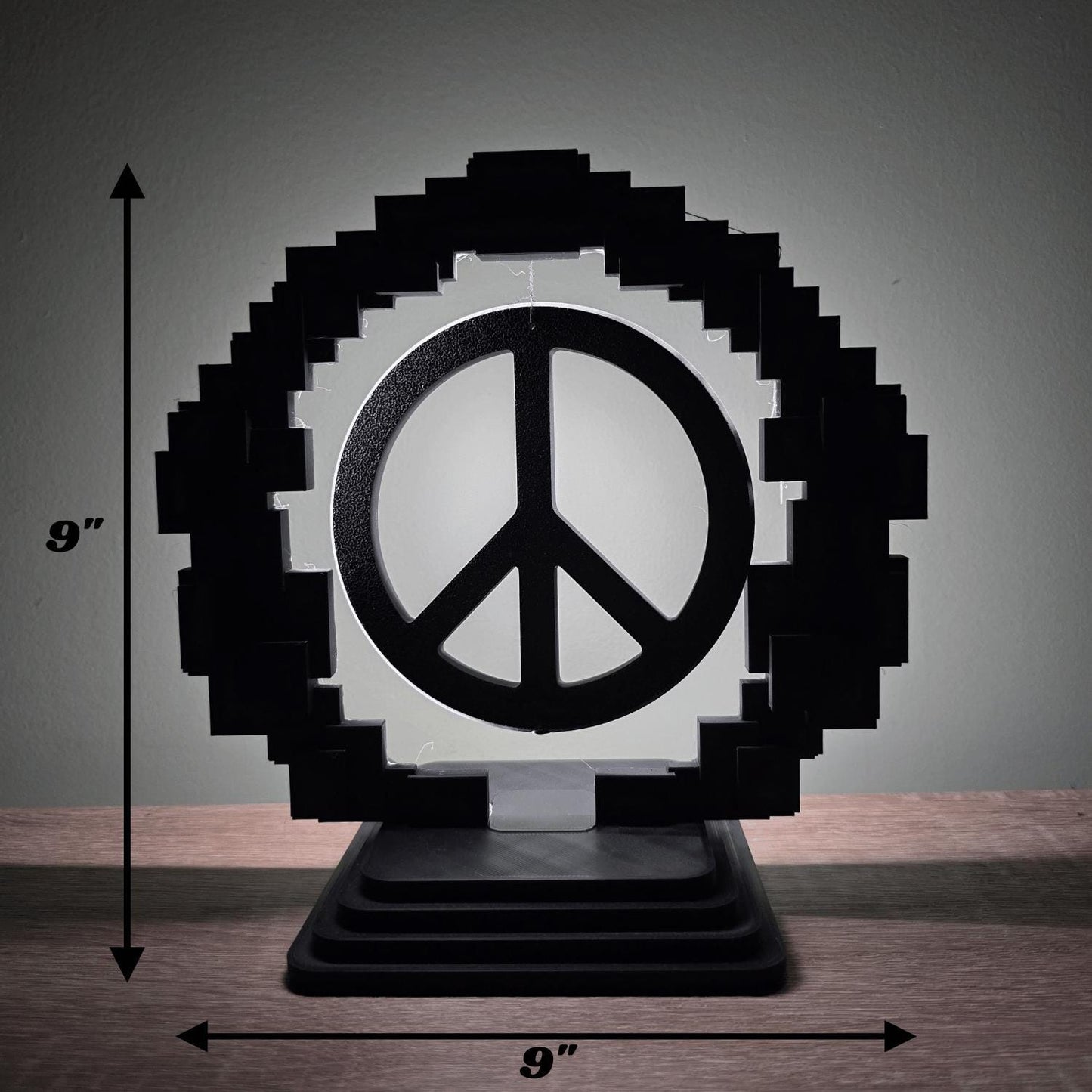 Pixel Ring Desk Lamp | Customizable LED Modern Night Light