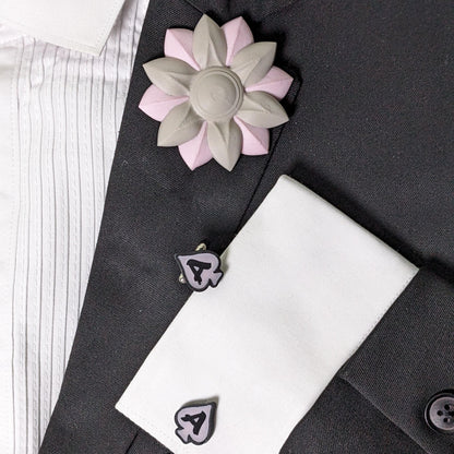 Exquisite Flower Clutch Pin | Handcrafted Floral Brooch Jewelry