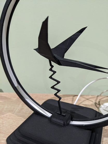 Fly High Desk Lamp | Modern LED Ring Light Customizable Design