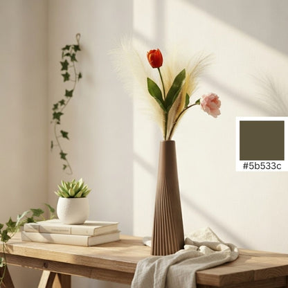 LYRA Pleated Vase Set