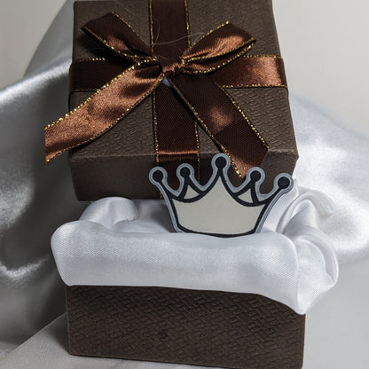 Exquisite Crown Brooch Pin | Handcrafted Royal Elegant Jewelry