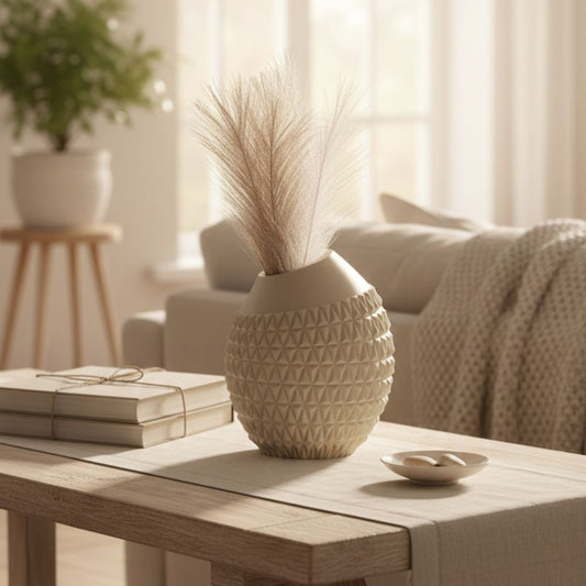 GEOMETRIC Textured Vase