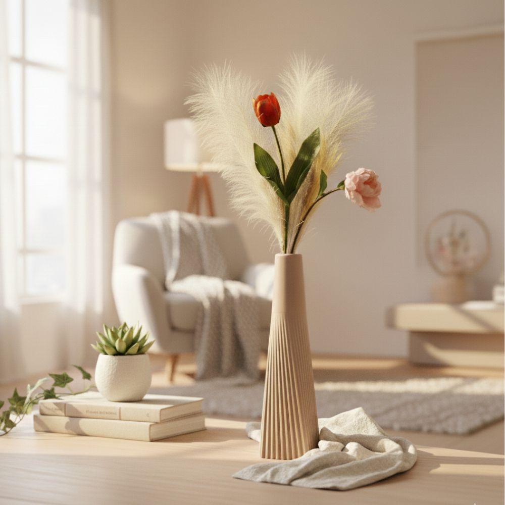 LYRA Pleated Vase Set