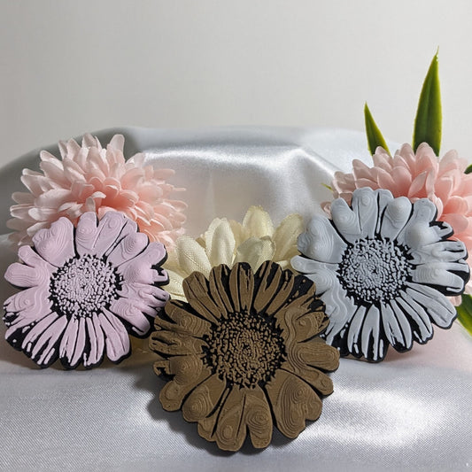 Floral Wedding Enamel Pin | Elegant Boutonniere Badge Accessory