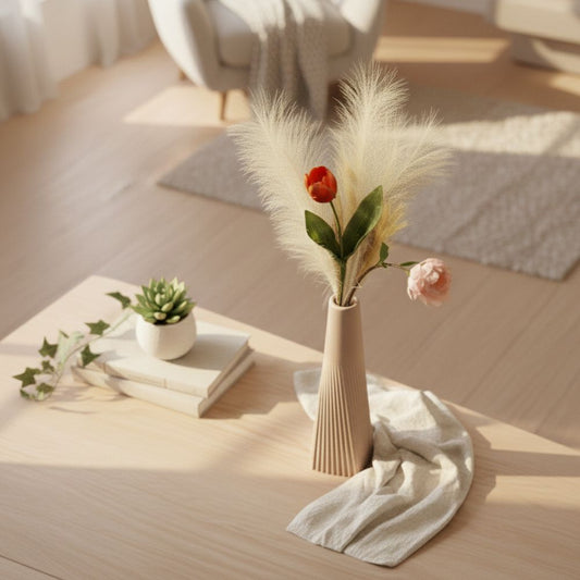 LYRA Pleated Vase Set