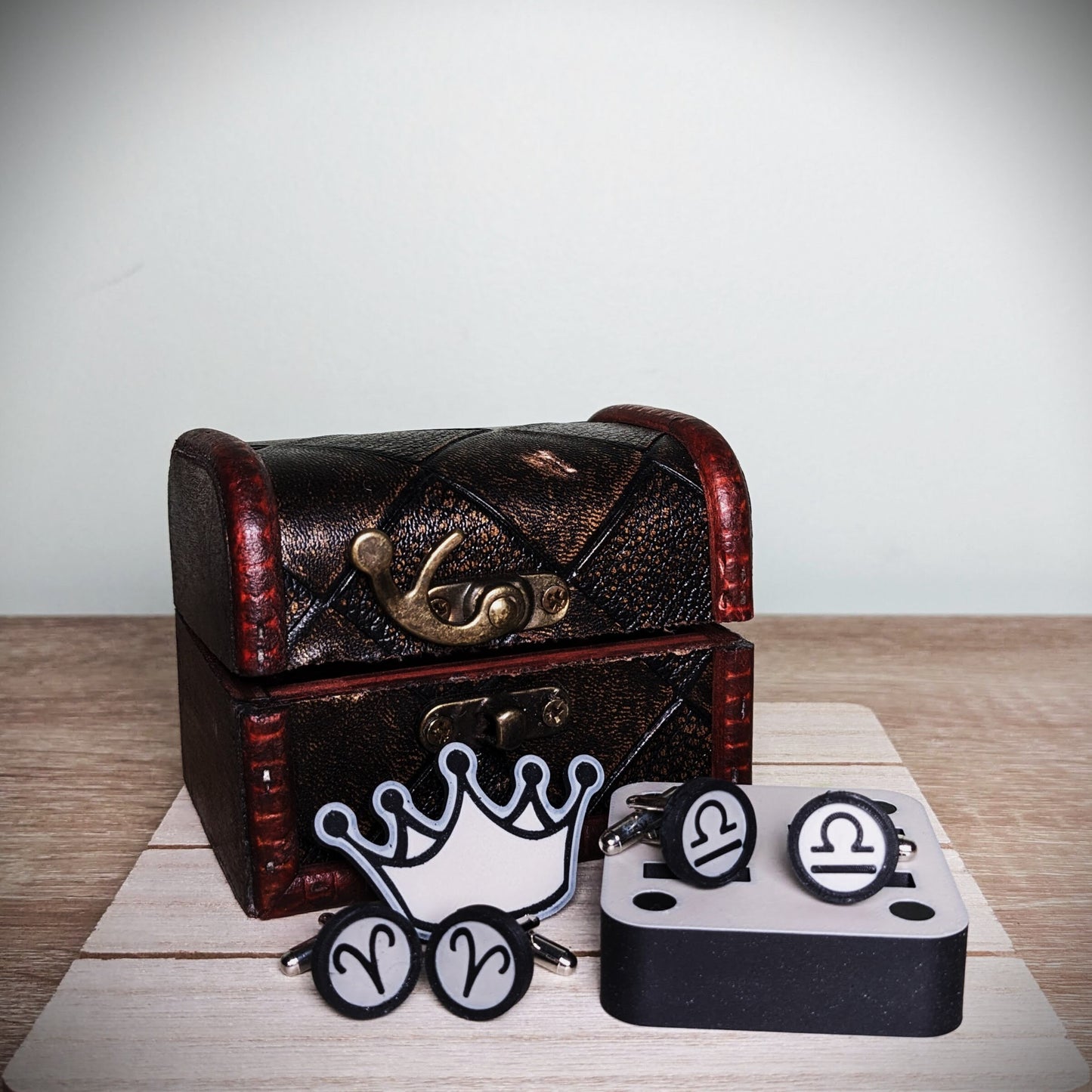 Personalized Zodiac Cufflinks | Zodiac Star Sign Handcrafted Cuff Links