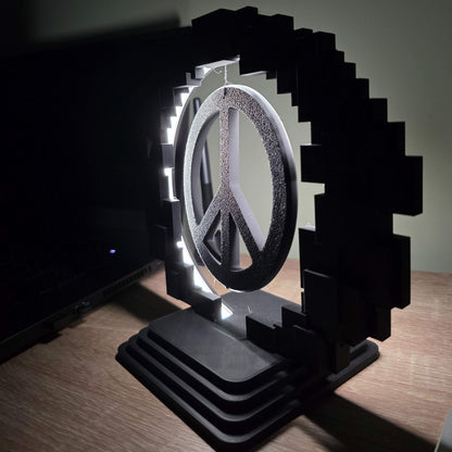 Pixel Ring Desk Lamp | Customizable LED Modern Night Light