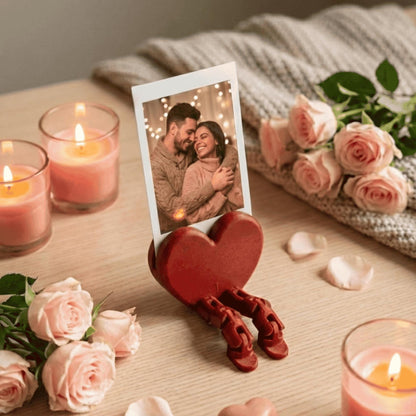 HEART Photo Holder | Polaroid Instax Mini Display Stand Gift