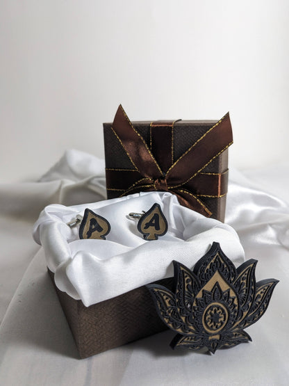 Lotus Flower Enamel Pin | Floral Backpack Badge Designer Jewelry