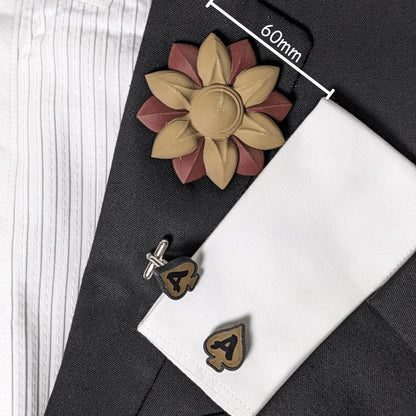 Exquisite Flower Clutch Pin | Handcrafted Floral Brooch Jewelry