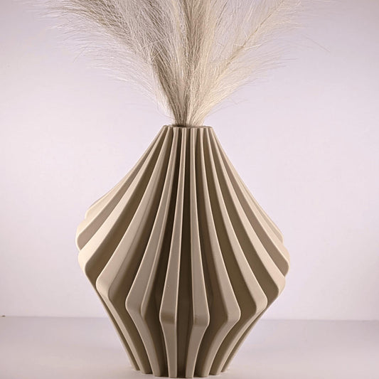 Abstract Vase | Modern Design Decor for Pampas Grass Display