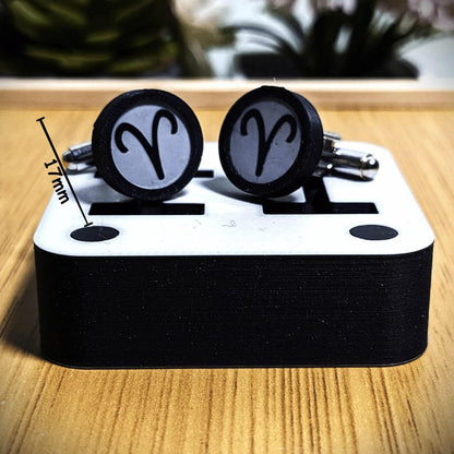 Personalized Zodiac Cufflinks | Zodiac Star Sign Handcrafted Cuff Links