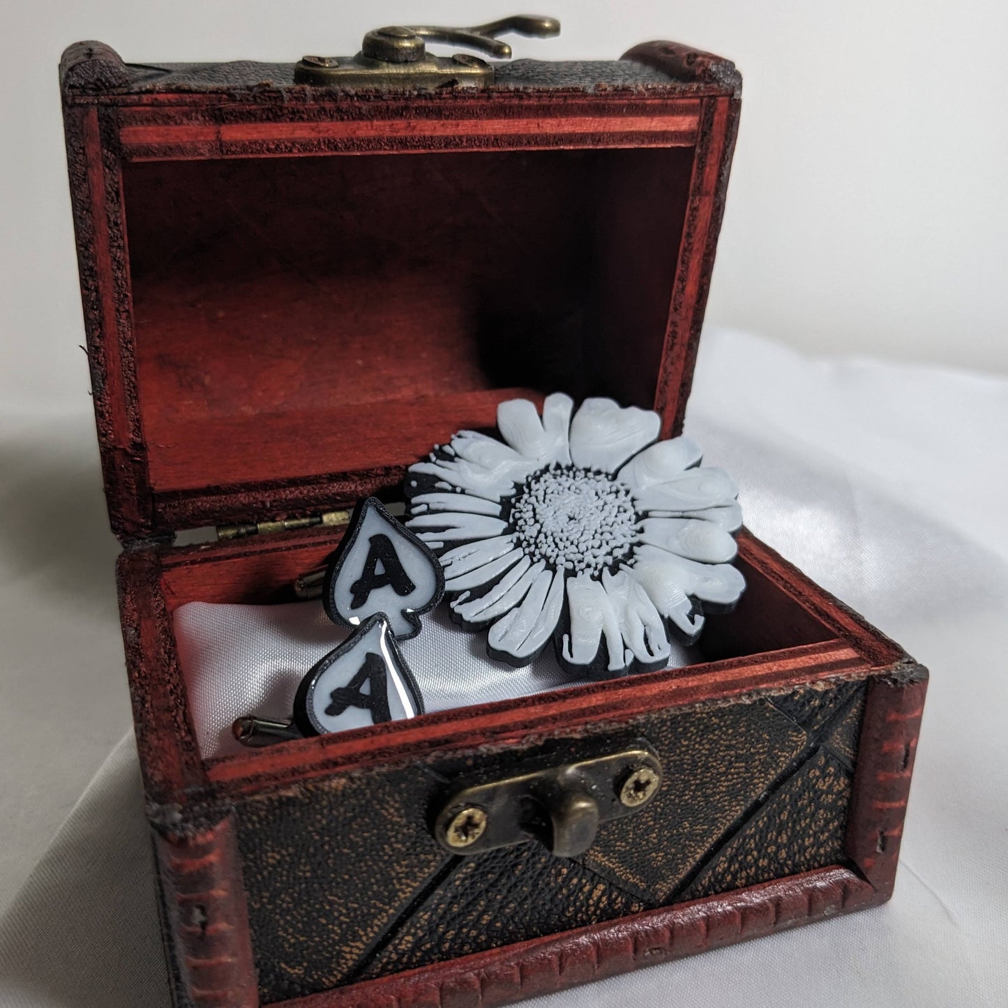 Floral Wedding Enamel Pin | Elegant Boutonniere Badge Accessory
