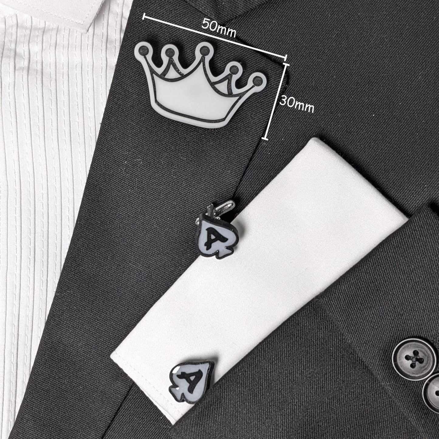 Exquisite Crown Brooch Pin | Handcrafted Royal Elegant Jewelry