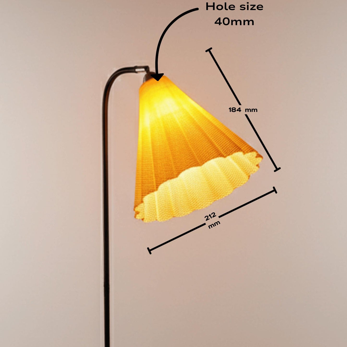 REGA Pleated Pendant Lampshade