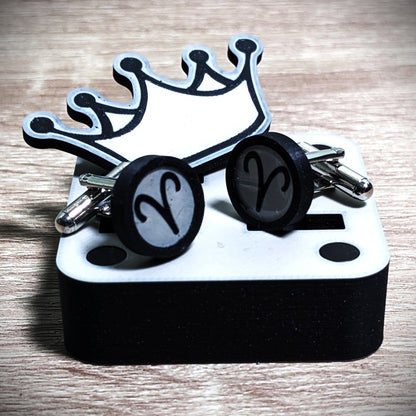 Personalized Zodiac Cufflinks | Zodiac Star Sign Handcrafted Cuff Links