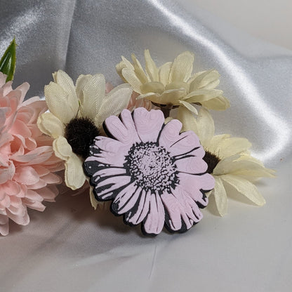 Floral Wedding Enamel Pin | Elegant Boutonniere Badge Accessory