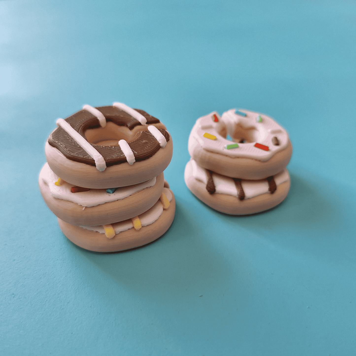 Unique donut-themed magnets for pantry bag sealing