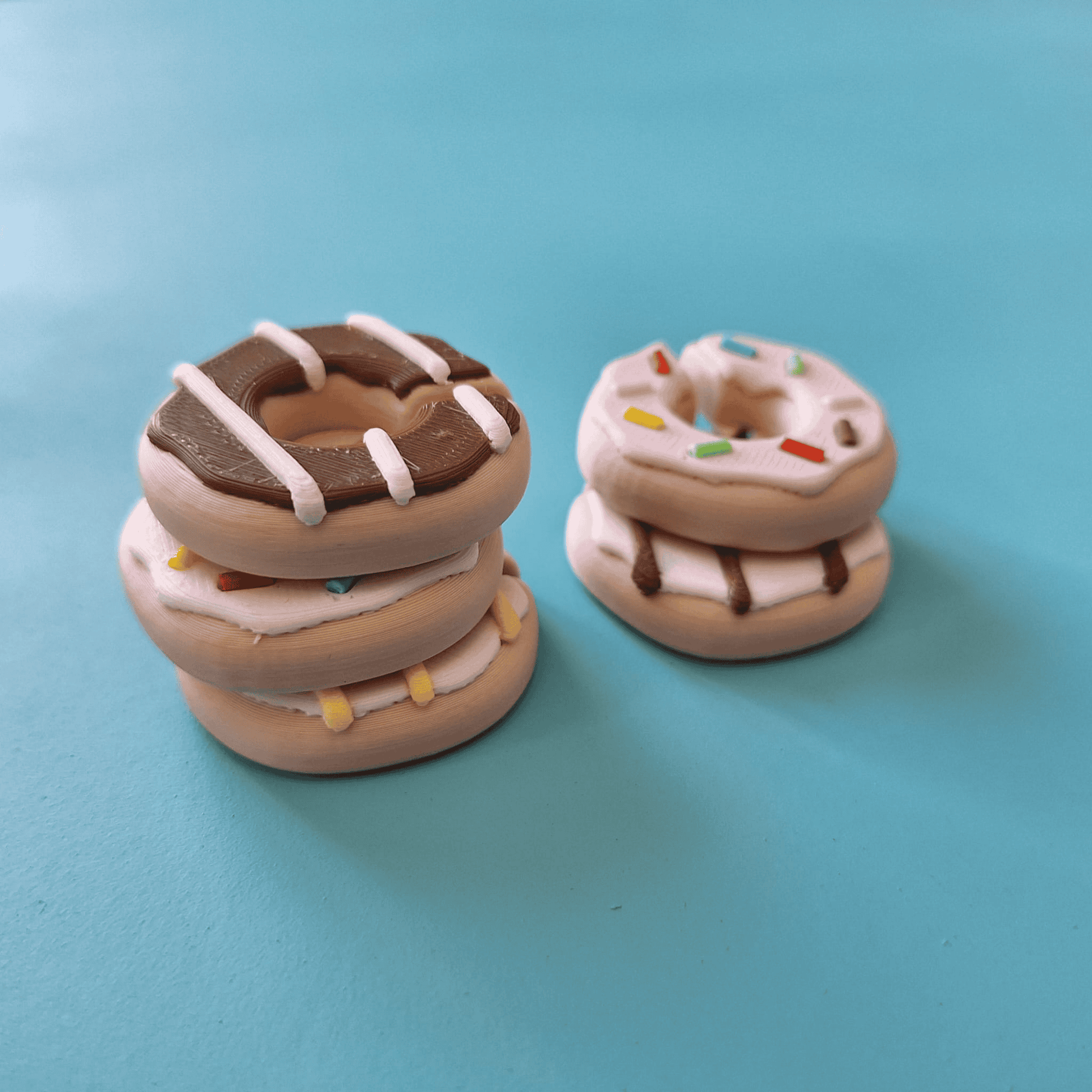Unique donut-themed magnets for pantry bag sealing