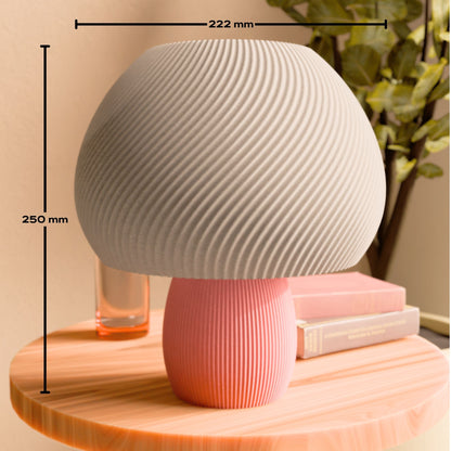 LUNA Table Lamp | CoralShell 3D Printed Modern Organic Light