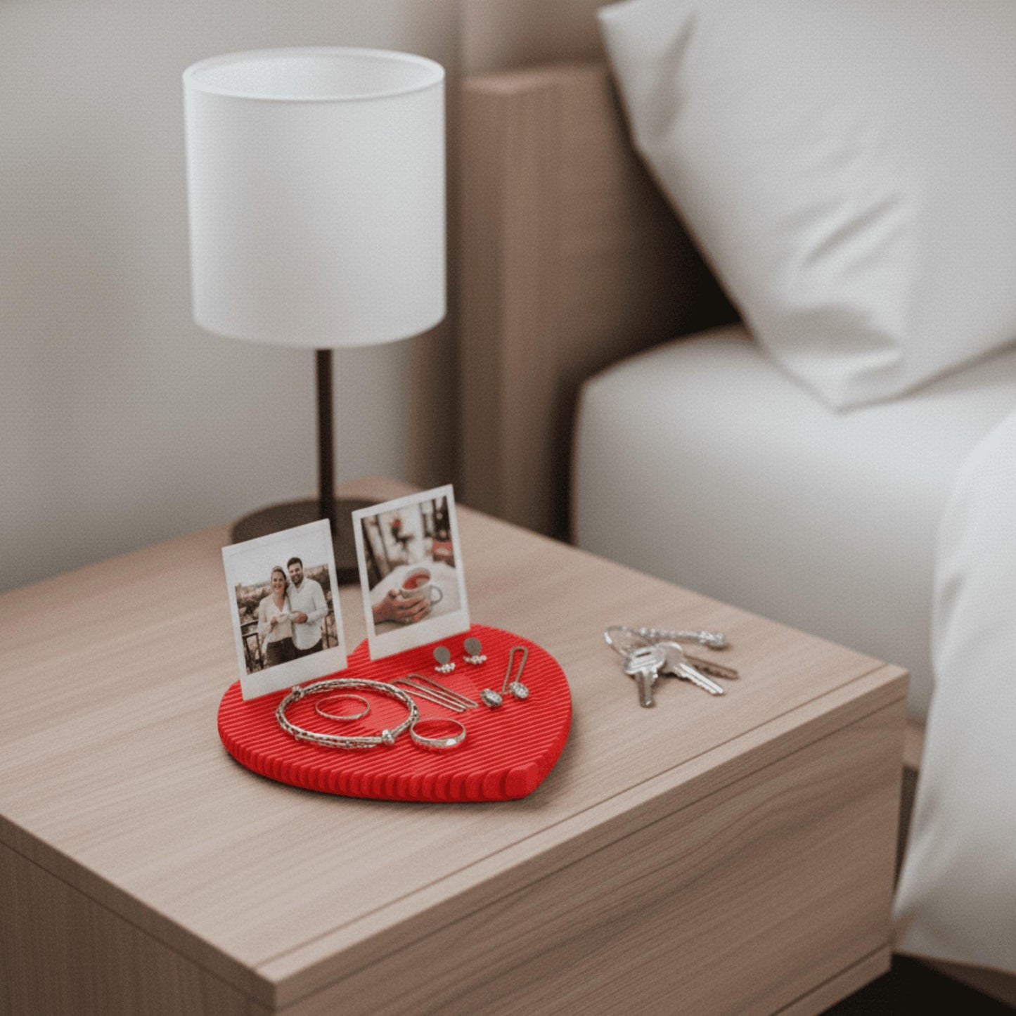 HEART Photo Frame Tray | Multi-Function Organizer