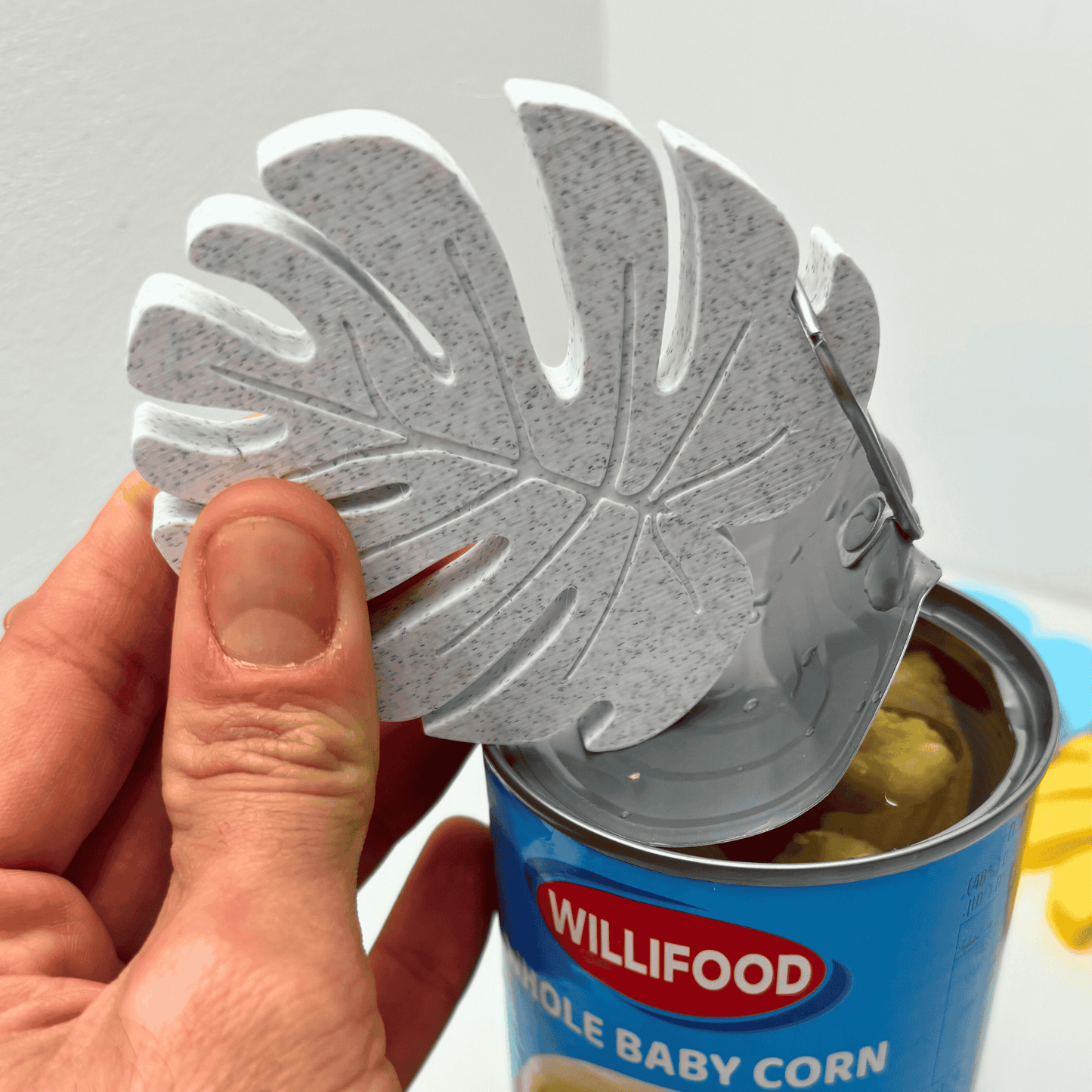 Monstera Leaf Can Opener | Ring Pull 3D Printed Kitchen Tool