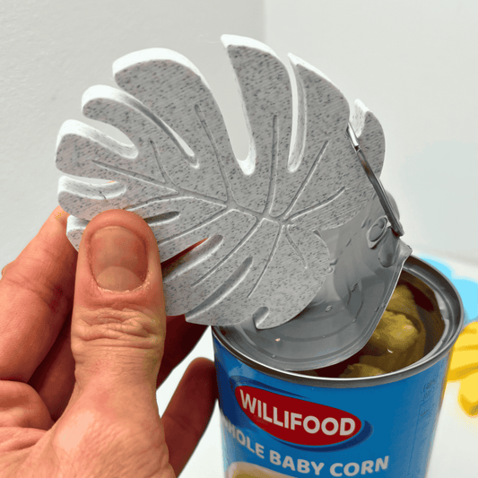Monstera Leaf Can Opener | Ring Pull 3D Printed Kitchen Tool