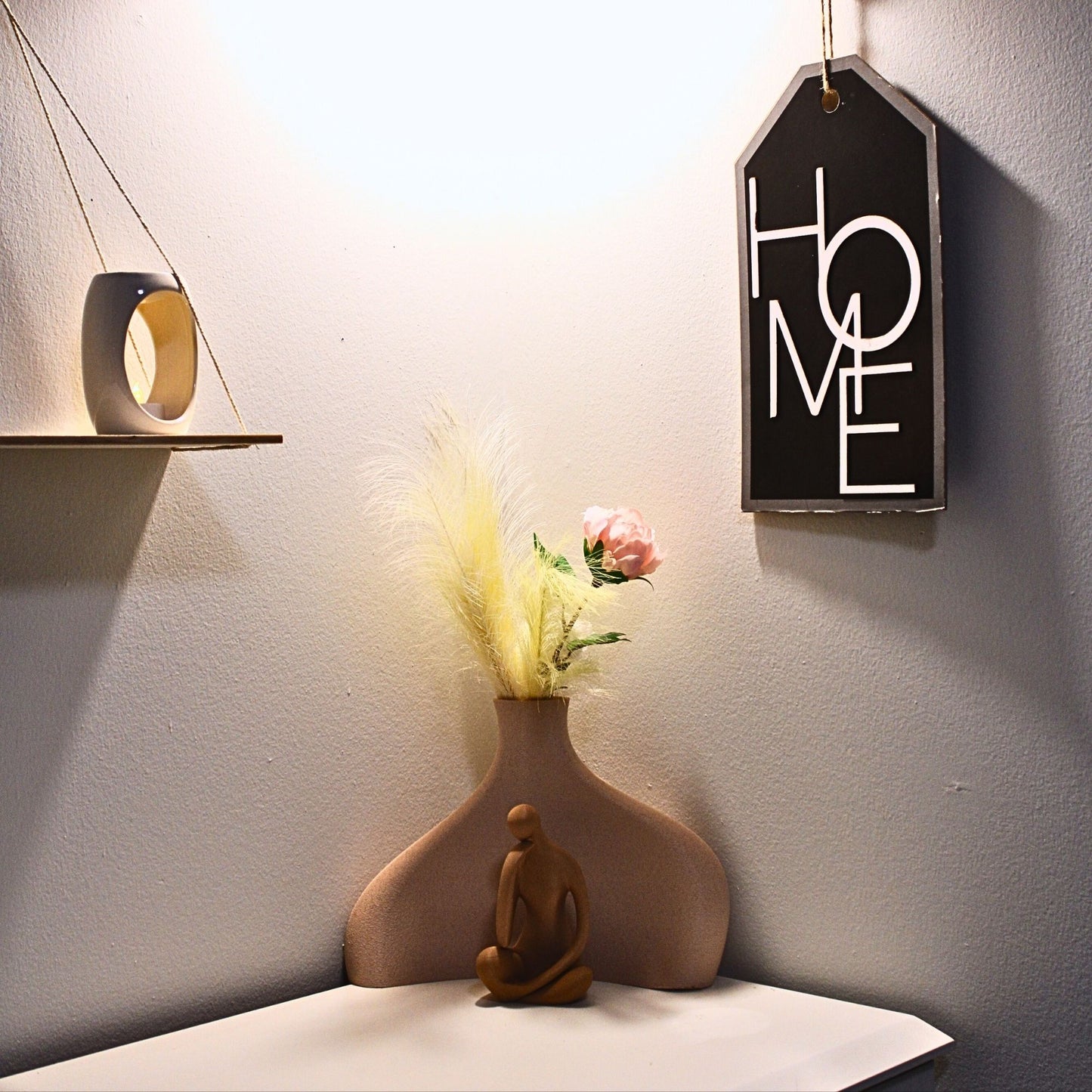 TERRA Duo Vase Set | Sand Dune 3D Printed Modern Decor