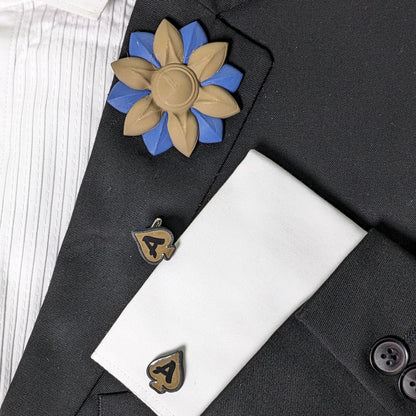 Exquisite Flower Clutch Pin | Handcrafted Floral Brooch Jewelry