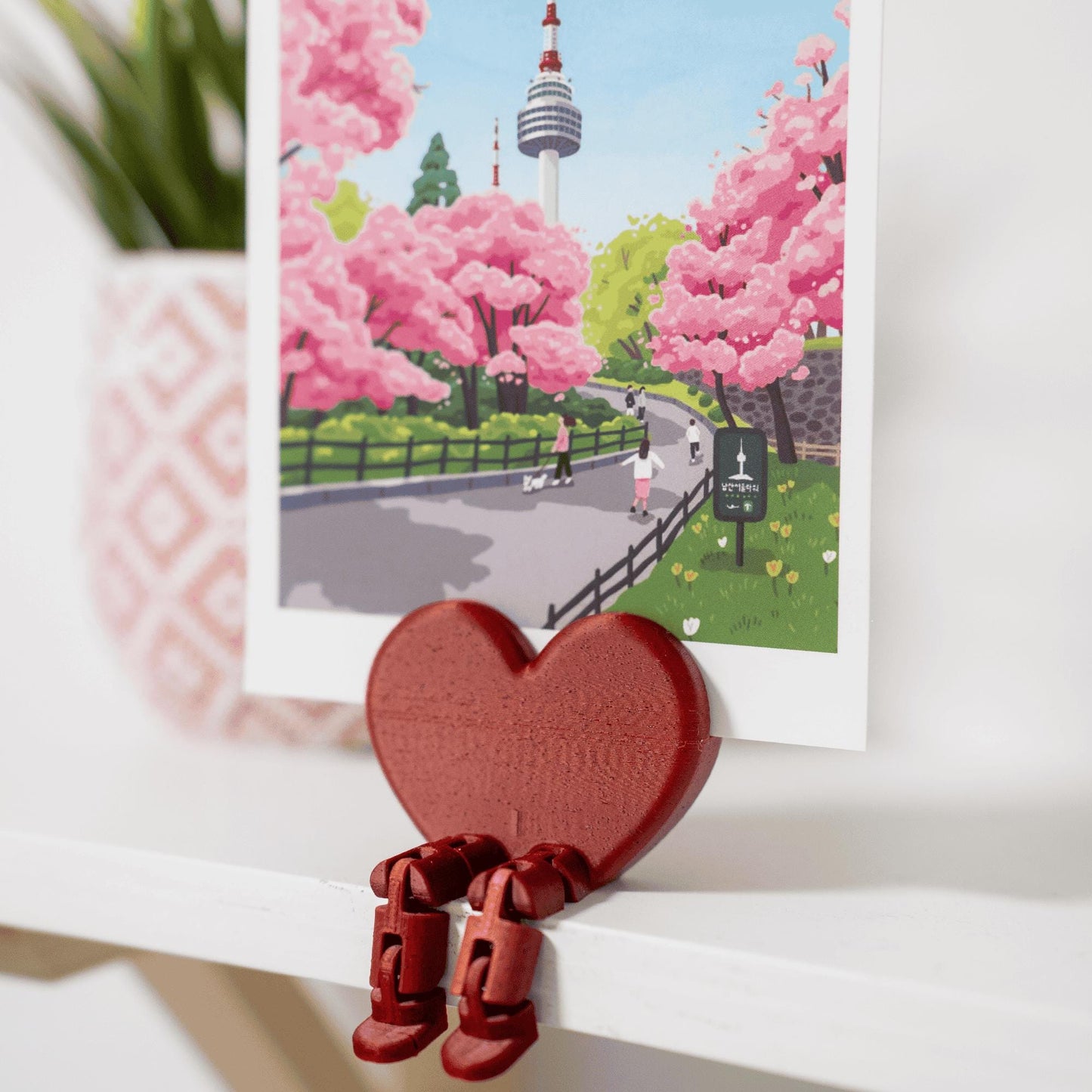 HEART Photo Holder | Polaroid Instax Mini Display Stand Gift