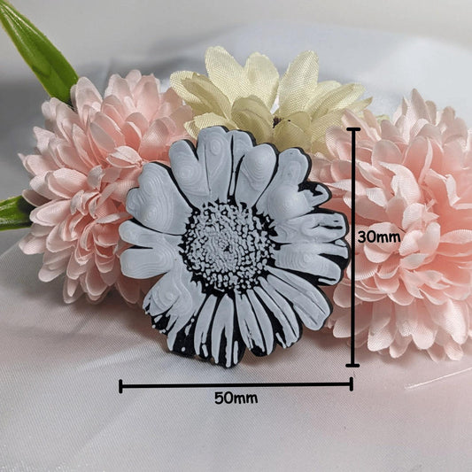 Floral Wedding Enamel Pin | Elegant Boutonniere Badge Accessory