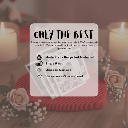 HEART Photo Frame Tray | Multi-Function Organizer