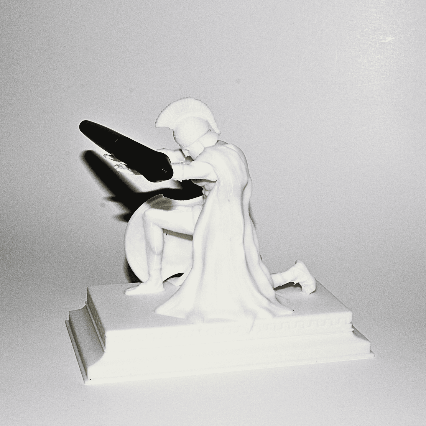 Unique Spartan desk accessory holding pen