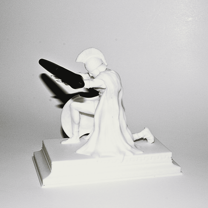 Unique Spartan desk accessory holding pen